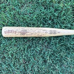 MLB Limited Edition Giants 2002 World Series Autographed Printed Bat
