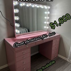 Vanity With Mirror Brand New