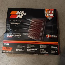 K&N 33-5126 Replacement Air Filter for 2022 INFINITI, NISSAN (QX60, Pathfinder)