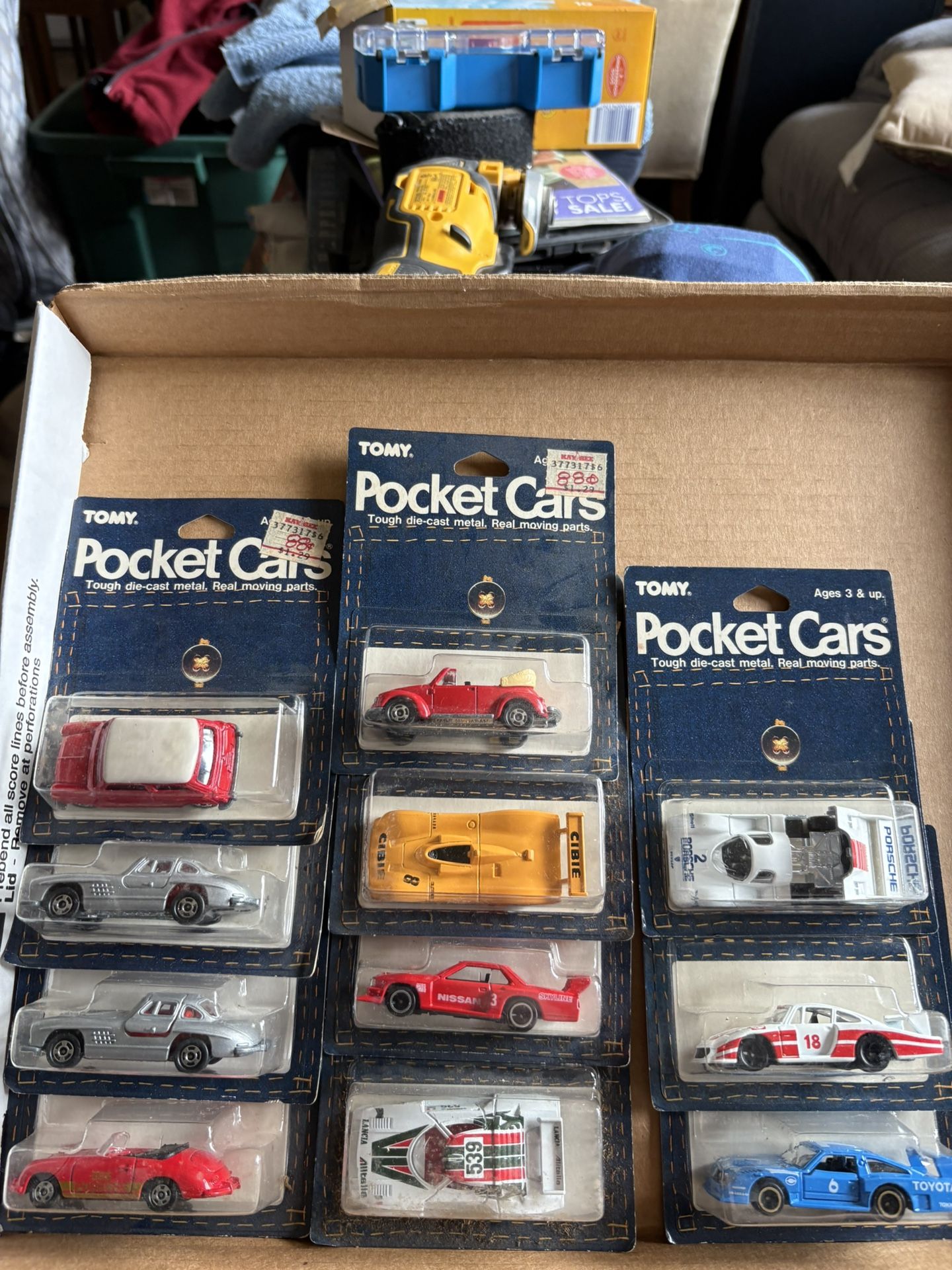 Tony Pocket Cars (lot of 11 Cars) Box “B”