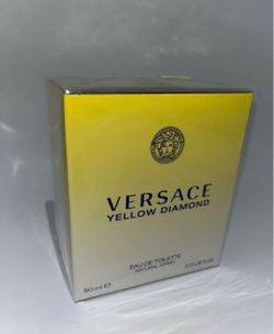 Versace Yellow Diamond Perfume For Women EDT Spray Para Mujer 3 Oz