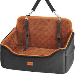 Dog Car Seat for Medium Dogs (black/coffe) New (2232/7)