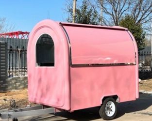 Pink trailer / event cart