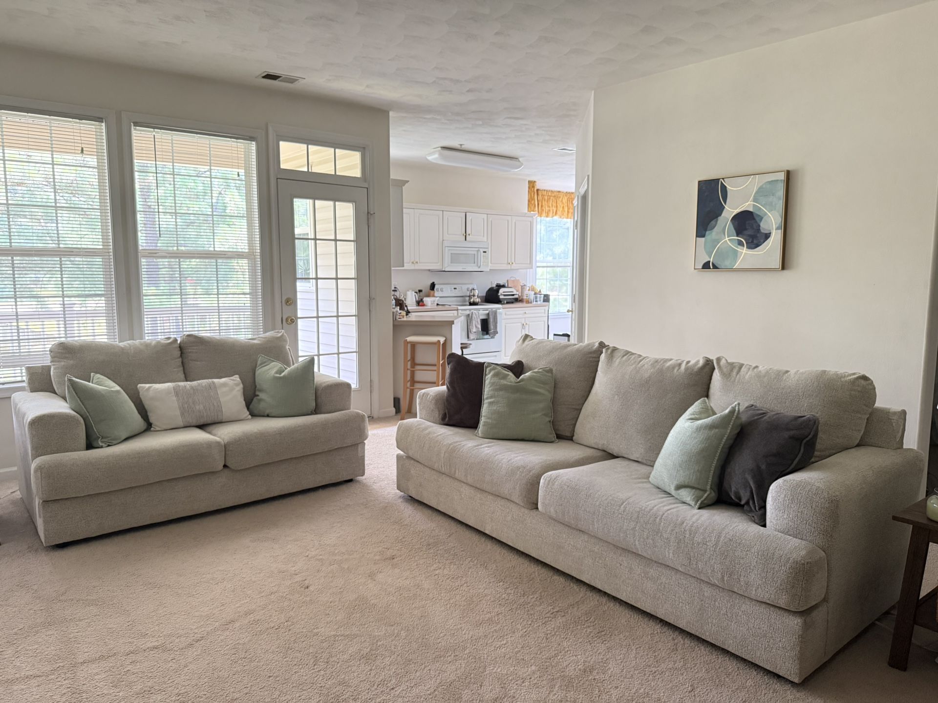 Ashley Living Room Set (Sofa and Loveseat)