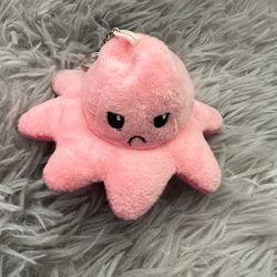 Flip Octopus Plush Key Chain