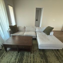 Living spaces Sofa and Coffee Table