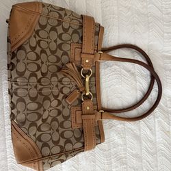 Brown Vintage Coach Purse 
