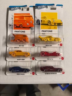 Hot Wheels Pantone Silver Series Car Set
