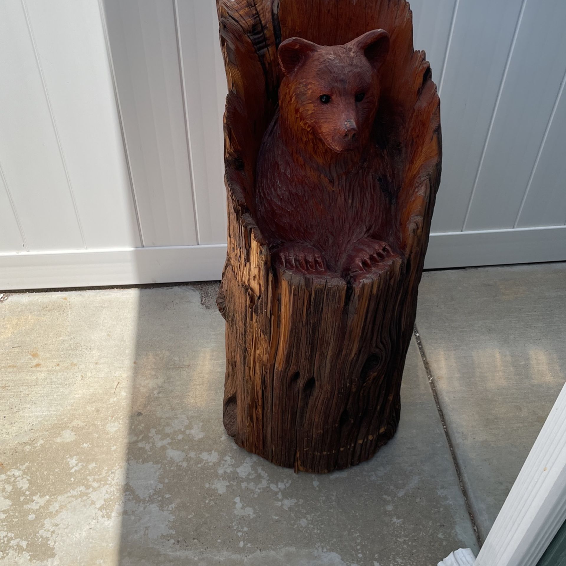Disneys R.L. Blair Redwood Bear Sculpture