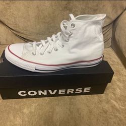 All White Converse 
