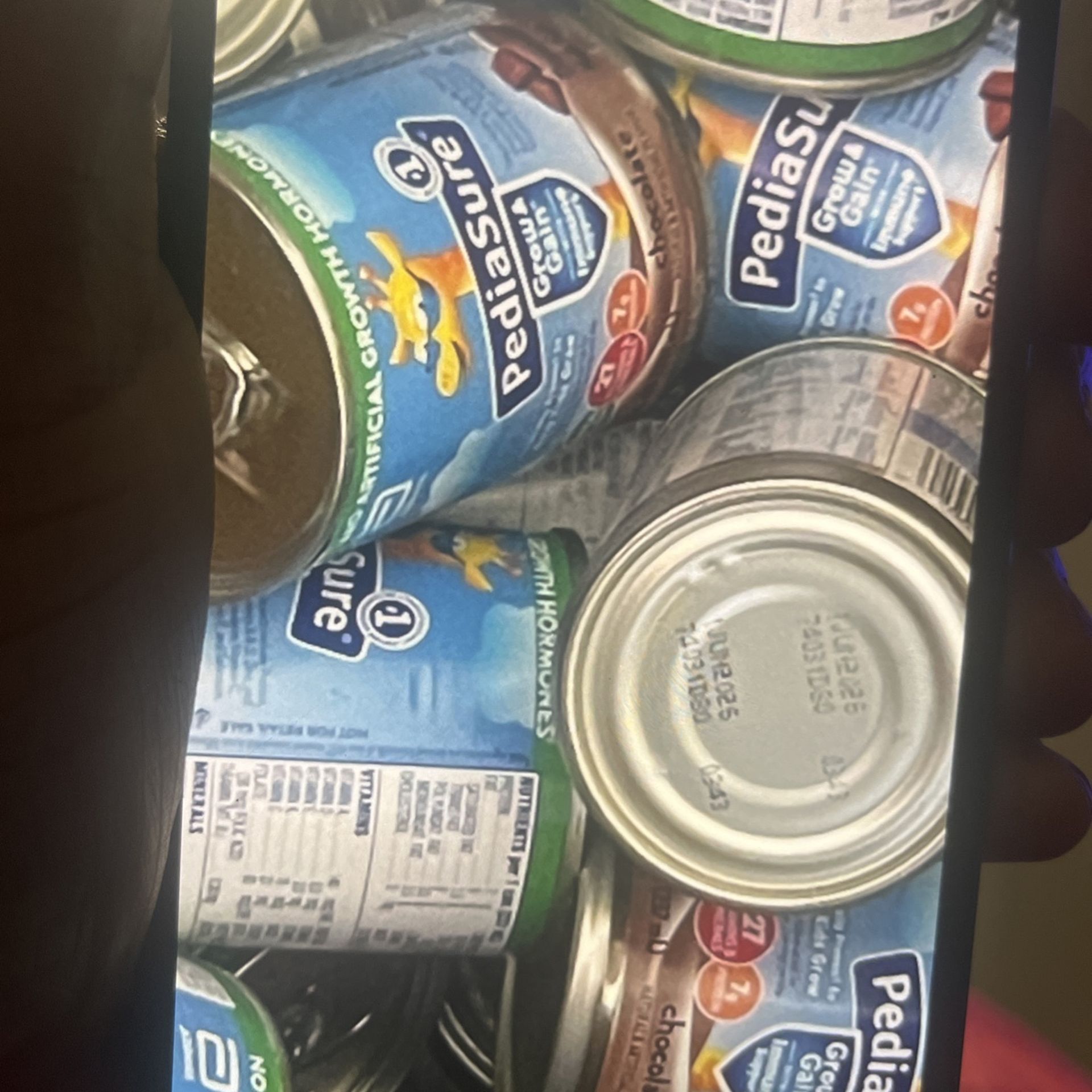 I have 60 cans of PediaSure chocolate milk for sale