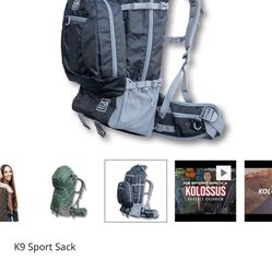Dog backpack k9 Sport Sack