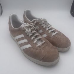 Adidas Originals Gazelle Magic Beige/Cloud White/Magic Beige Size 10.5