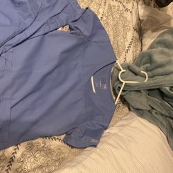 Cherokee Seal Blue Scrubs Xxs Top Xs Bottom 