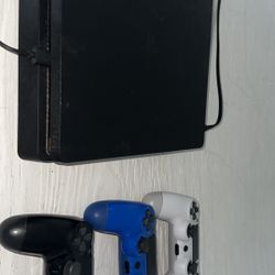 PS4 w Power Cord + 3 Controllers 