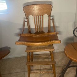 Antique Baby Highchair