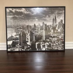 Vintage Photo Of Manhattan Skyline