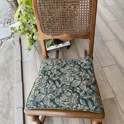 Beautiful Antique Child’s Wooden Rocking Chair.