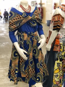 African Skirt Set