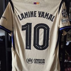 Jersey Nike Fc Barcelona Visita Away  25/26 Match L. Yamal 10 Size Médium Large XL No Trade 