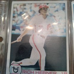 Vtg Rich Hebner Card 