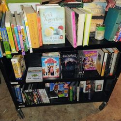 Rolling Book Shelf 