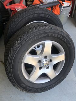Touareg rims/tires