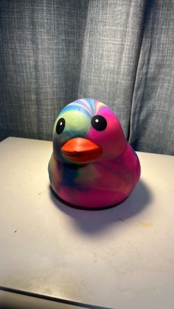 Squeeezy Tie Dye duck
