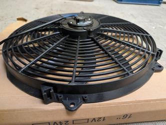16 electric fan hot rod