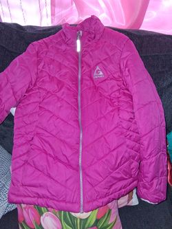 Abrigo para niña Rosa fucsia
