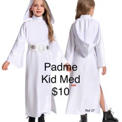 Padme Star Wars Costume Cosplay Halloween Youth 8 