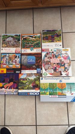 Bundle of 9 Puzzles
