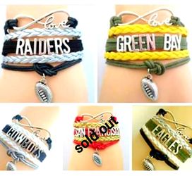 Football bracelets