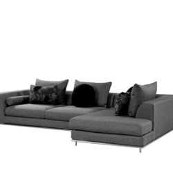 2-Piece Sectional Sofa w/Right Chaise