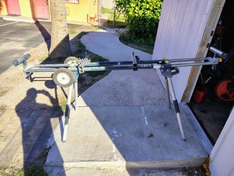 Chop Saw Table Used For Baseboard