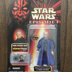 Star Wars 1998 Phantom Menace Senator Palpatine Figure