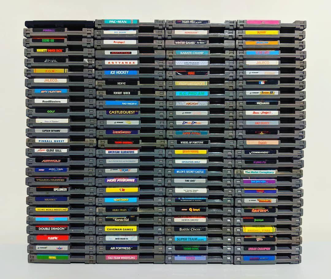 100 unique Nintendo NES games