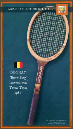 VTG DONNAY BJORN BORG RACQUET INTERNATIONAL TENNIS TEAM