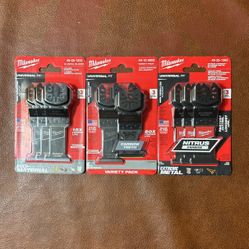 Milwaukee Universal Multi tool Blades (Variety Packs)