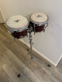 LP Ardiente Bongo Drums w/ stand