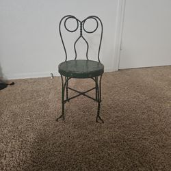 Green Childrens Ice Cream Parlor Chair