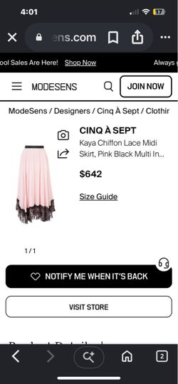 Cinq À Sept Kaya Chiffon Lace Midi Skirt