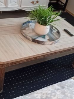 Beautiful Stone like coffee table (wood)