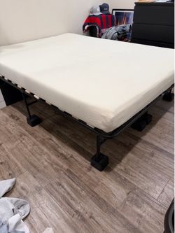 Queen Mattress and Frame