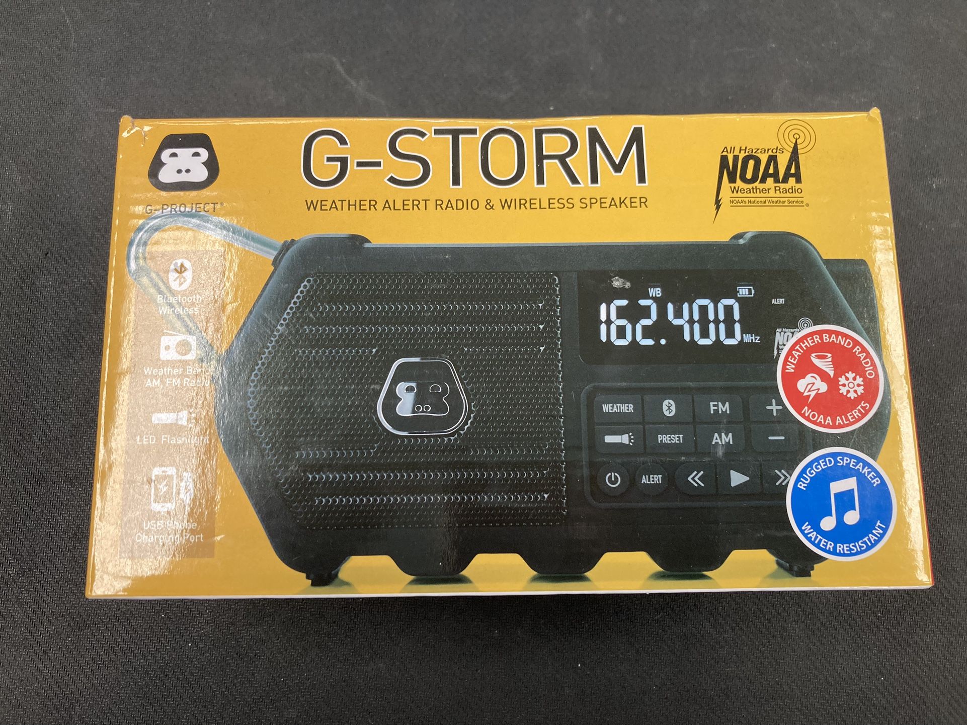 G-Storm Weather Alert Radio And Wireless Speaker