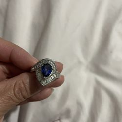 Sterling Silver Ring  I’m Not Sure What Size 10-11