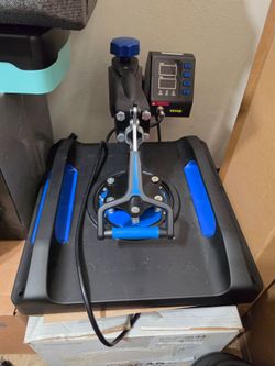 heat pressing machine / includes shirts / cup pressing