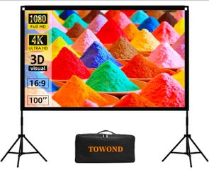 100 Inch Projector Screen (New)