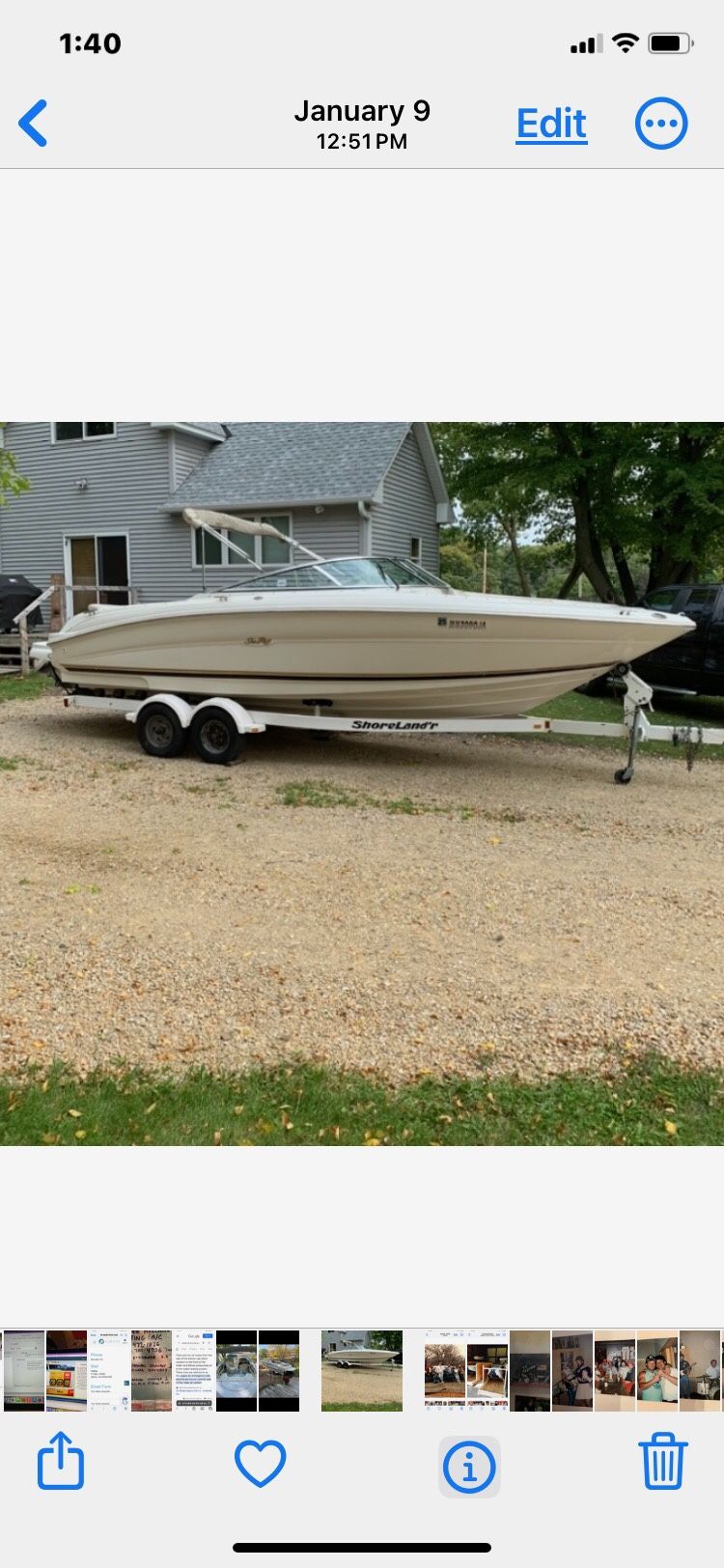 2001 23.5 Ft SeaRay