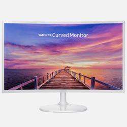Samsung 27" Curved Monitor C27F391FHN - White 1920x1080 HDMI VGA